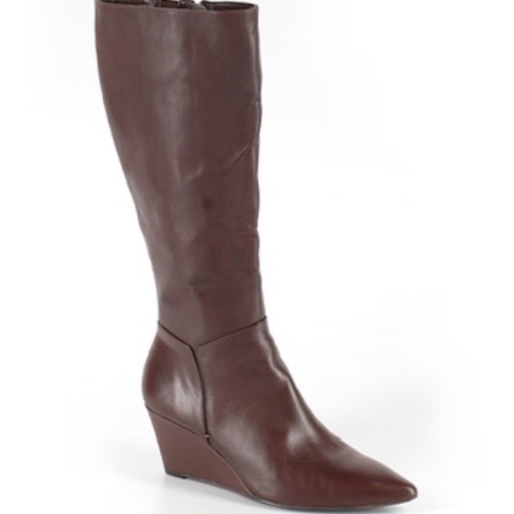 H by Halston Wedge Boots NWOT